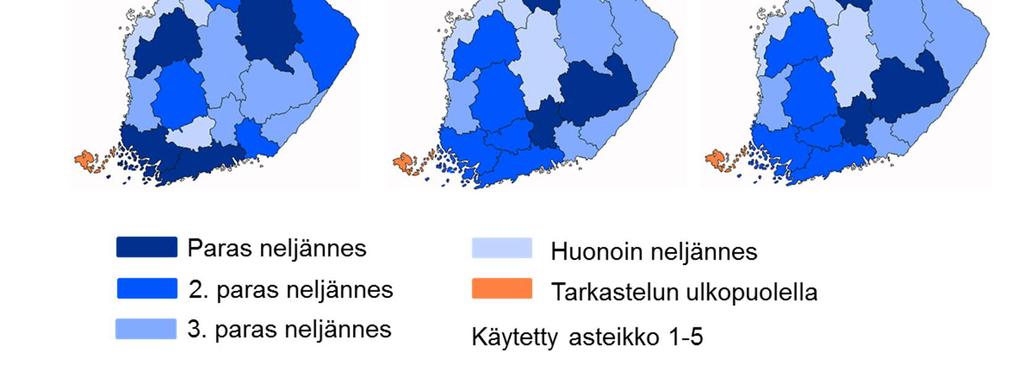 Tyytyväisimpiä infrastruktuurin tekniseen kuntoon ovat yritykset Varsinais-Suomessa ja Uudellamaalla, vastaavasti infrastruktuurin välityskykyä ja kulkuyhteyksiä pitivät parhaina Lapin ja