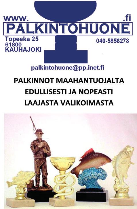 Pohjanmaan Vapaa-ajankalastajapiiri ry JÄSENSEURAT 2019 Alajärven Kalamiehet ry (AKM). Yleisseura. Perustettu 1983. Jäs en määrä 59.