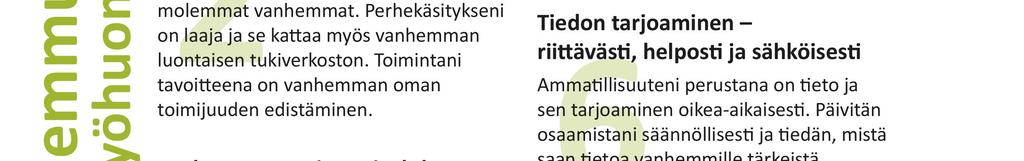 toimien - vähintään toteutua lapsi-