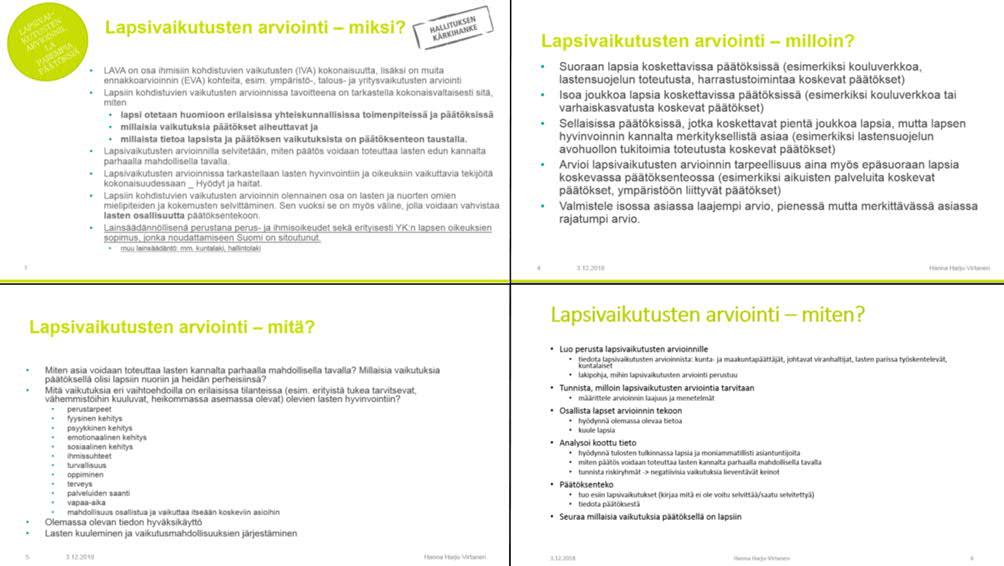 Lapsivaikutusten arviointi