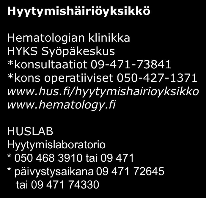 hankinnaiset tilat Kiitos!