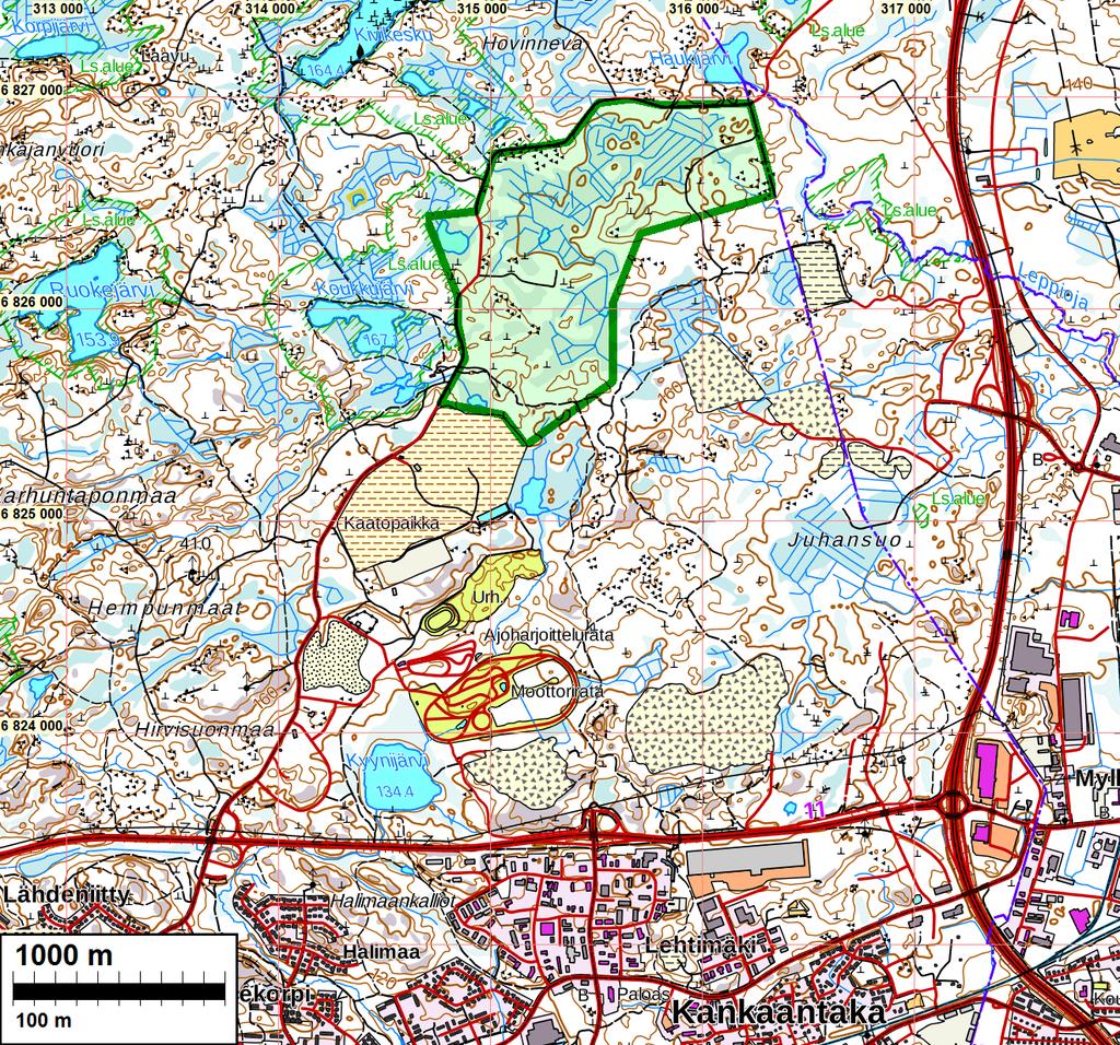 2 Sisältö Perustiedot... 2 Inventointi... 3 Kartat... 4 Kansikuva: Raivattua mäntymetsää alueen pohjoisluoteislaidalla. Kuvattu etelään. Perustiedot Alue: Nokia, Kolmenkulman laajennusalue.