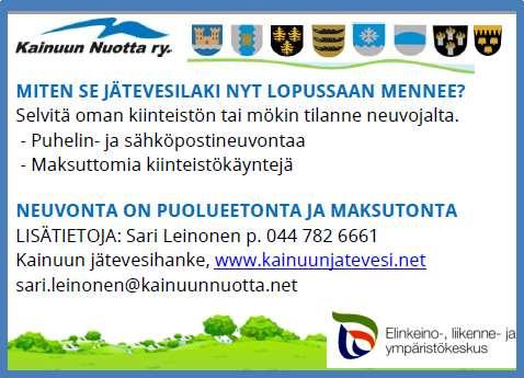 Lehti-ilmoituksia laitettiin 21 kpl tiedottaen tapahtumista ja yleisesti neuvonnasta. Lehdistötiedotteita lähetettiin kuusi.
