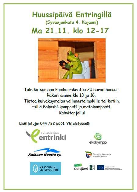 8.2016 Sotkamo, luento Sapsonperän kierrätysillassa 9.11.