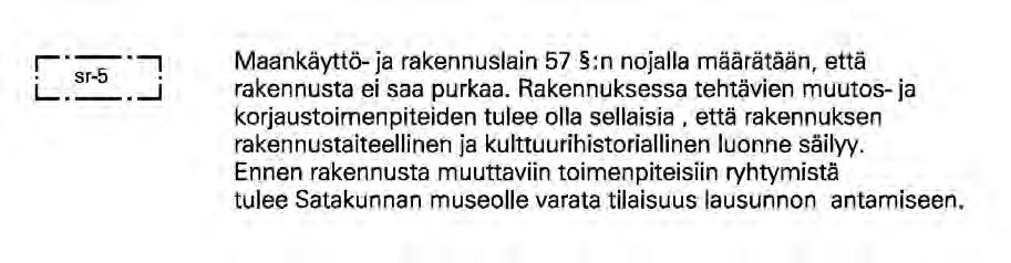 Asemakaava-alue on yleisten rakennusten korttelialuetta (Y-5) sekä alueella