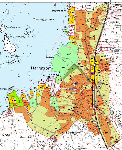 Kaavatyö ei ole edennyt viimeisen vuoden aikana. Harrströmin osayleiskaava, voimassa oleva osayleiskaava, on hyväksytty kunnanvaltuustossa 26.1.2005.