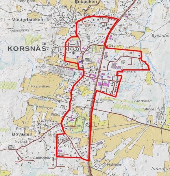 Korsnäsin kirkonkylän asemakaavojen tarkistus ja