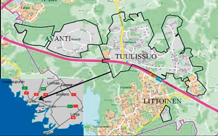 4 LOGISTIIKKAKESKUSTOIMINTA 4.5 Yhteistyö logistiikka-alueella toimivien yritysten kesken KUVA 4.24. AVANTI TUULISSUO LITTOINEN -TEOLLISUUSALUE. Tämän johdosta ATL-teollisuusalueella käynnistettiin 1.