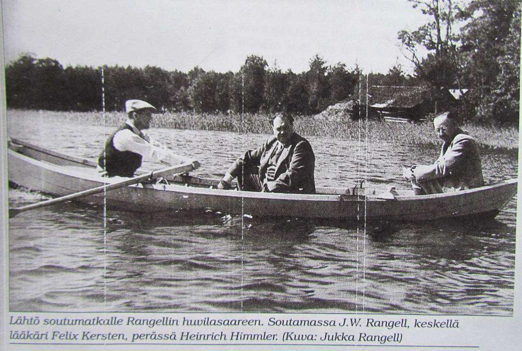 saapui Tyrvännön Petäykseltä, jossa oli majoittuneena puolustusvoimien silloisen ylilääkärin, lääkintäkenraalimajuri Eino Suolahden huvilalla. Kukkialle Himmler tuli Eino Suolahden pojan (Eino E.
