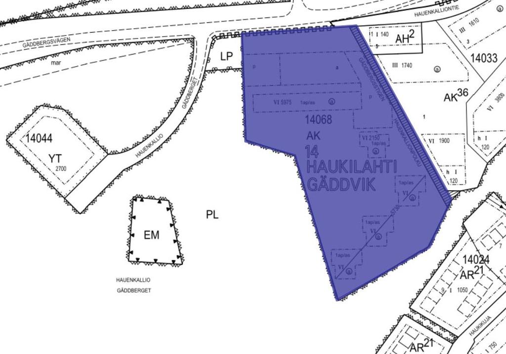 K 7 (18) 2 SUUNNITTELUALUEEN NYKYTILA 2.1 Maankäyttö Suunnittelualue on rakennettua kaupunkiympäristöä.