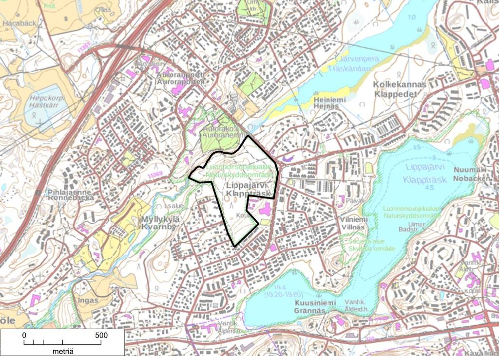 1 JOHDANTO Espoon Träskändan luonnonsuojelualueelle on laadittu hoito- ja käyttösuunnitelma vuosiksi 2008 2017 (Ympäristösuunnittelu OK 2008).