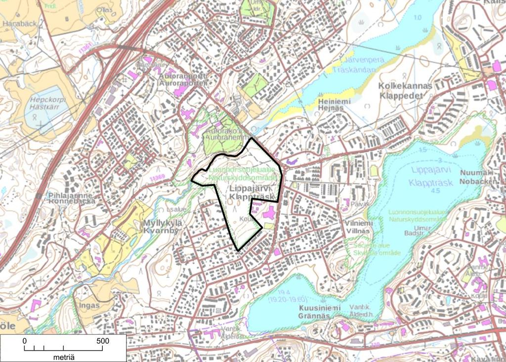 1 JOHDANTO Espoon Träskändan luonnonsuojelualueelle on laadittu hoito- ja käyttösuunnitelma vuosiksi 2008 2017 (Ympäristösuunnittelu OK 2008).