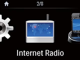 Internetradio Internetradio Internet-radio Spela snabbvalskanaler Afspil forudindstillede stationer Toista pikavalinta-asemista