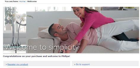 Registrer din NP3700 direkte på www.philips.com/welcome.