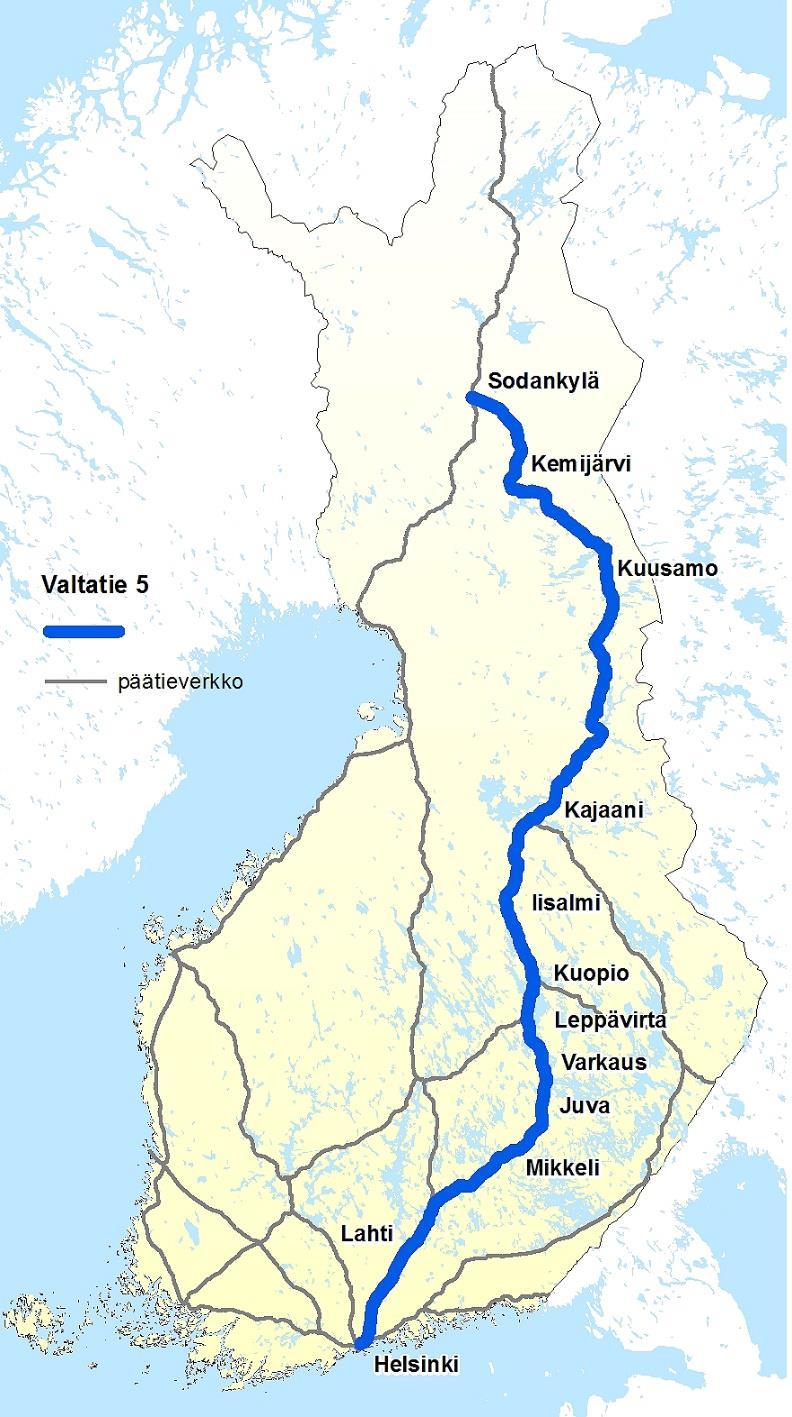 VIITOSTIE Itä-Suomen ykkösväylä Valtiovarainvaliokunnan liikennejaos vierailulla