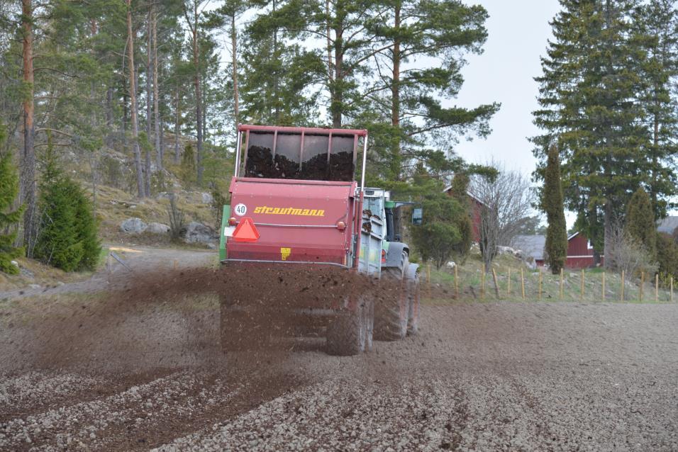 lisätään keskimäärin: P 8 kg, N 98 kg, C 2750 kg Ei raskasmetalleja Vilkastuttaa maaperän mikrobitoimintaa, parantaa mururakennetta