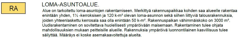 4 hylättyä kaavaan kohdistuneet valitukset 17.6.2014. Osayleiskaavassa alue on maa- ja metsätalousalueeksi (M).