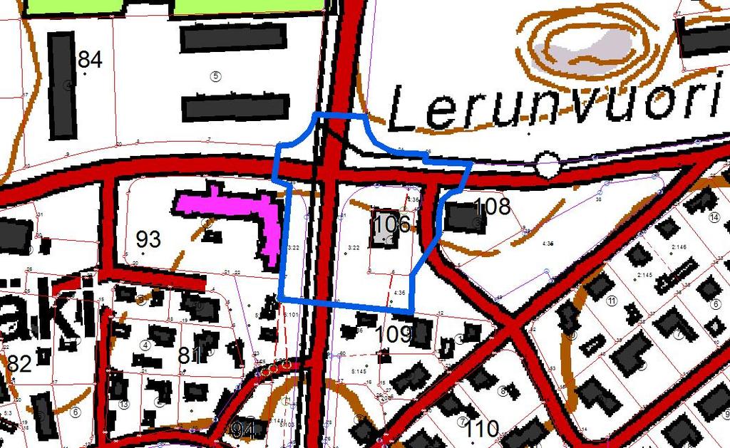 -0 ASEMAKAAVAN MUUTOKSEN SELOSTUS NOKIAN KAUPUNKI, KAAVOITUS, (Dn TEKE / 0) Asemaaavan muus see Nian aupungin. aupunginsan relia 0 ja au- ja puisalueia.