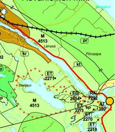 Tilojen alueet sijoittuvat Kantatien ja Kemijoen väliselle alueelle. Voimassa oleva maakuntakaava AT 380 OIKARAINEN Alue sijaitsee Rovaniemen mlk:ssa kaupungista noin 18 km itään Kemijoen varrella.