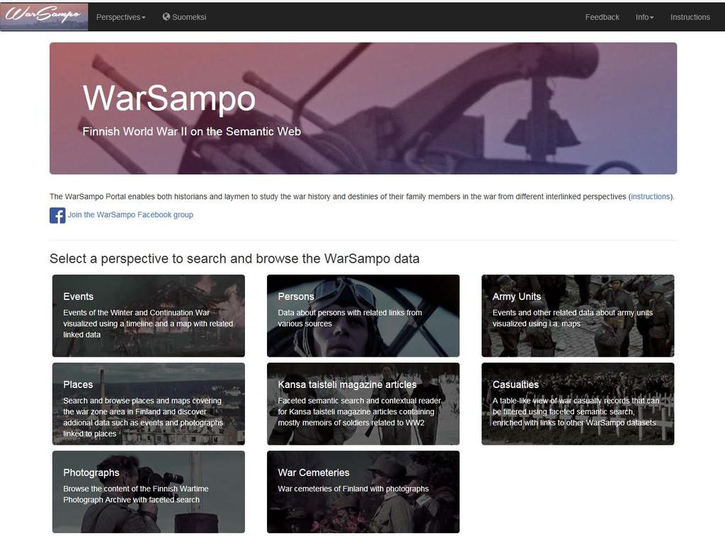 Semantic Portal: 8 Perspectives to WW2