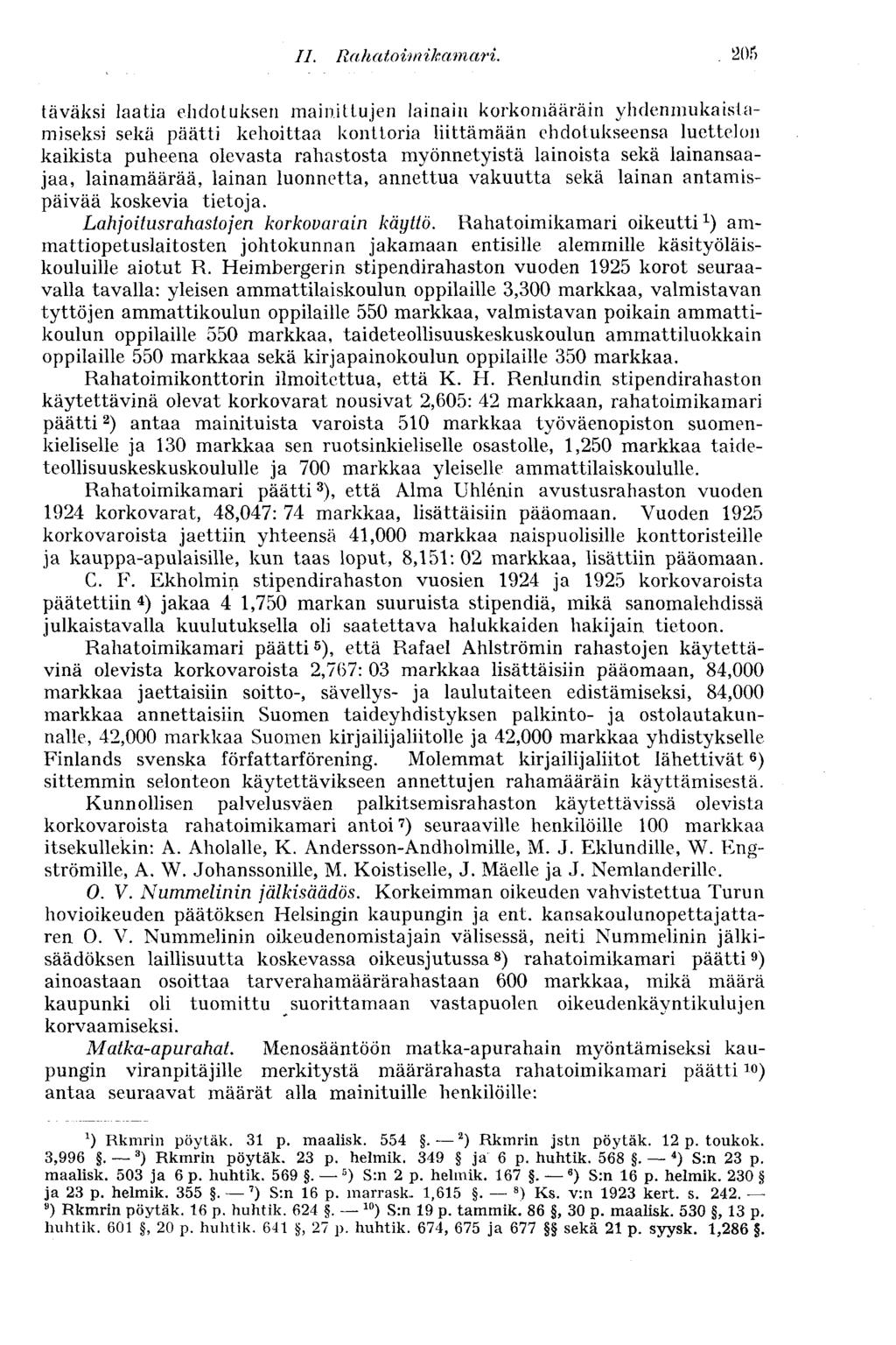 II. Ra h a to im ikam ari.