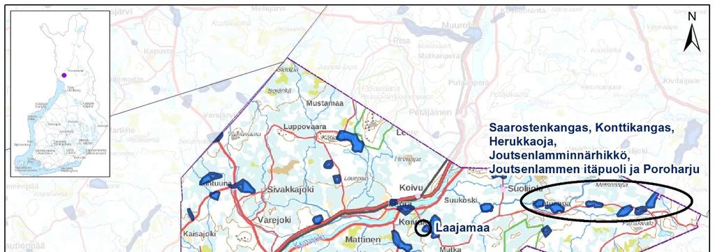 3/29 1. JOHDANTO 1.1 Yleistä Lapin ELY-keskus on kesällä ja syksyllä 2017 tehnyt pohjavesialueiden luokitukseen liittyviä selvityksiä Tervolan kunnan alueella.