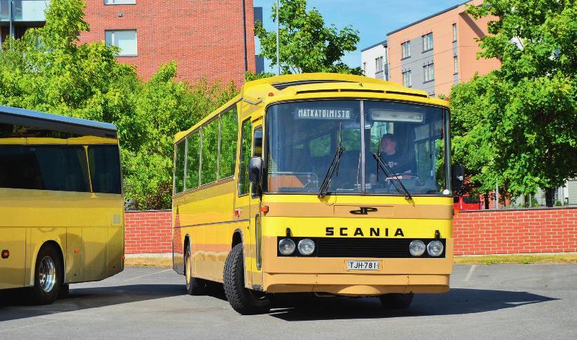 Töysän Linjan Boxer-Scania-Vabis B5558 vuodelta 1961 on alkuperäisessä kunnossaan.