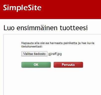 6 5 7 8 4 Valitse tarjolla olevista sivuvaihtoehdoista Verkkokauppa.