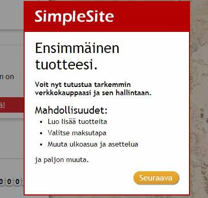 isoon kenttään kuvaus tuotteesta 7.