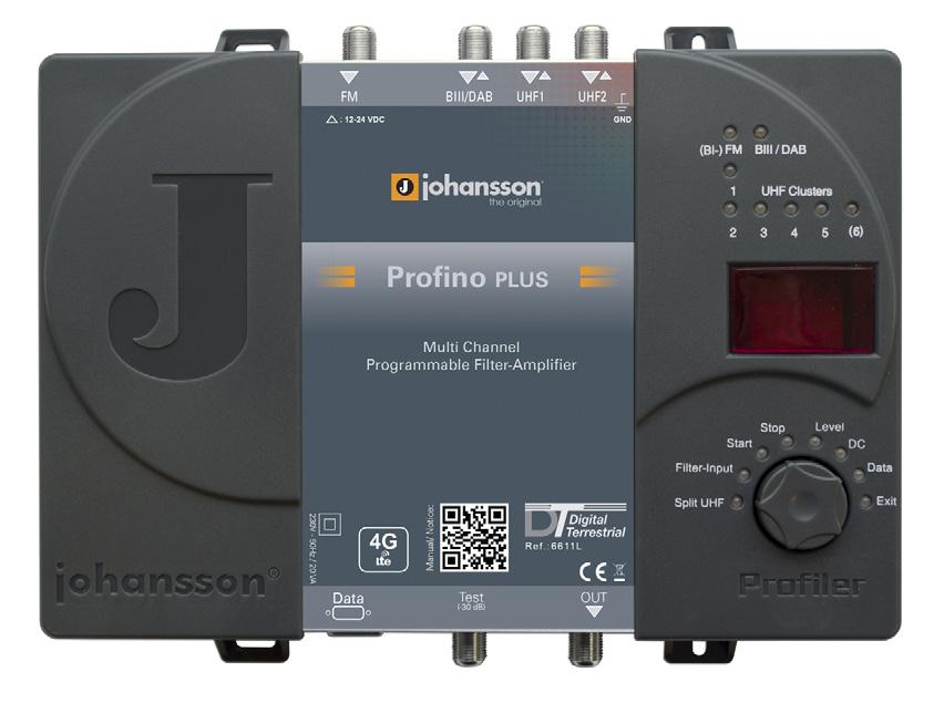 165,-/kpl J6611L Profino Plus LTE 6 ohjelmoitavaa UHF-kanavaa 4 Tuloa: FM, VHF ja UHFx2.