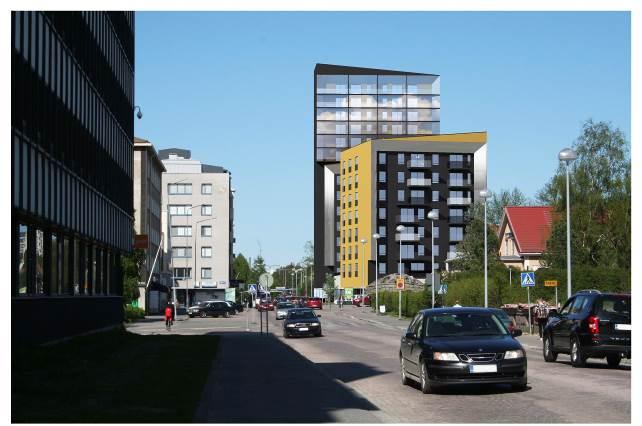 Kaupunkikuvallinen tarkastelu, kortteliosan