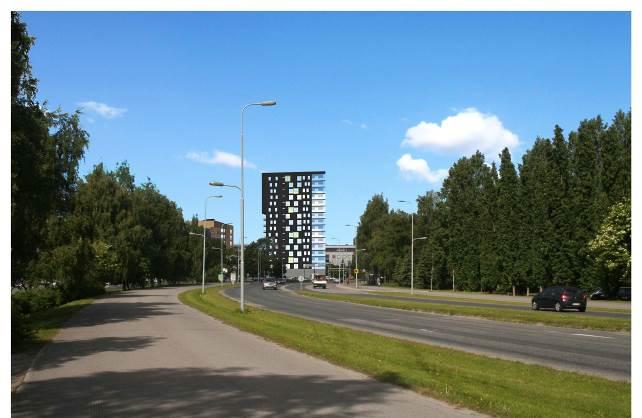 Kaupunkikuvallinen tarkastelu, kortteliosan