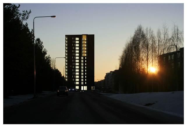 LIITE 4 Näkymä Kajaanintieltä Näkymä Tulliväylältä