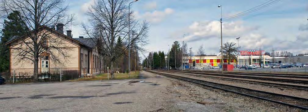 4 omfattar bangården, det icke planlagda markområdet i anslutning till den, samt intilliggande kvartersområden på båda sidor om bangården.