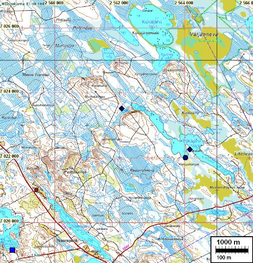 3 Ihmisasutuksen aikaisen Ancylusjärven osana ovat olleet idässä Nielujärvi ja länsiosan järvistä Naarajärvi.