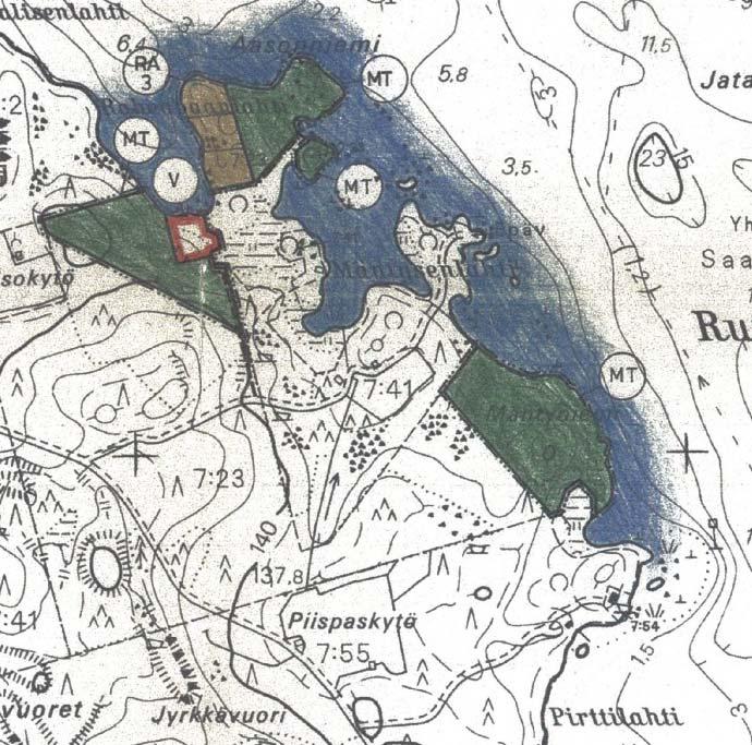 Ranta-asemakaava Kivijärven suunnittelualueella on voimassa Kinnulan kunnanvaltuuston 31.5.1993 38 hyväksymä Niemelän ja Keskustalon ranta-asemakaava.