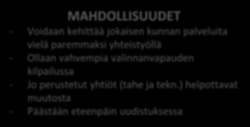 toiminta HEIKKOUDET - Kaikki kunnat eivät lähde mukaan - Ei
