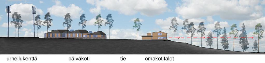 YLEISTÄ Suunnittelualue sijaitsee Rovaniemen 7. kaupunginosassa Kolpeneen Keskuslaitoksen alueella. Alue rajoittuu idässä Matkajängäntiehen, etelässä rakentamattomaan metsäiseen painanteeseen.