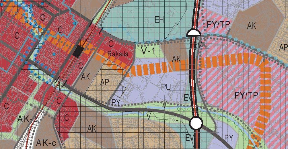 3/6 Aluetta koskevat suunnitelmat Voimassa olevassa Uuden Oulun yleiskaavassa (kv 18.4.2016 25, kh 20.6.2016 192) asemakaava-alue on osoitettu pääosin julkisten palvelujen alueeksi (PU).