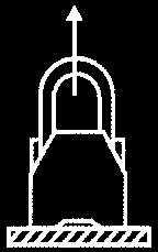 Unsafe applications: POWERTEX rated output 600 kg Never lift more workpieces simultaneously (e.g. thin sheets) Never lift a load on the smallest side.