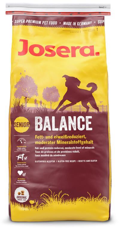 Balance - Vähemmän aktiivisille aikuisille koirille. Balance on hyvin sulava täysravinto jossa on matalampi proteiini- ja rasvapitoisuus.