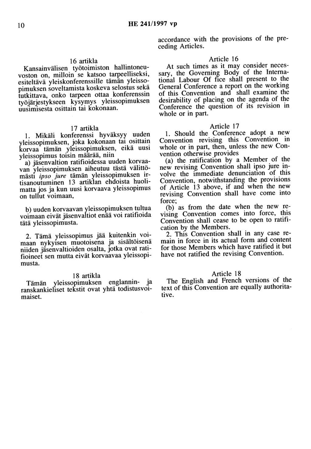 10 HE 24111997 vp accordance with the provisions of the preceding Articles.