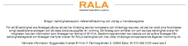 Karirakenne Oy RKL FO-nummer 1890831-6 Hemort Helsinki har behörighet inom följande sektorer: Huvudentreprenad inom husbyggnad: