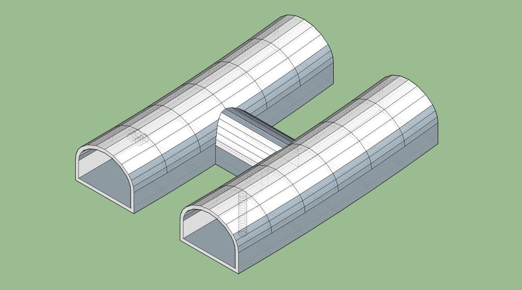 R&R 3D-muodostamisohjeet 24 Kuva 31. Tunneli-kohteen LoD3-geometrian mallintamisperiaatteet.