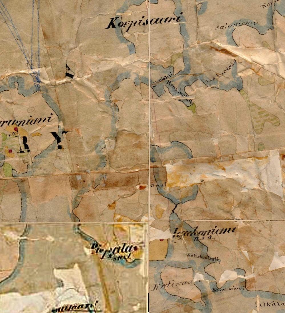 16 5. Alueen aiempi maankäyttö. Kivijärvi oli todennäköisesti esihistoriallisella ajalla tärkeä vesireitti Saimaalta (Keiteleen kautta) luoteeseen Lestijärven kautta Pohjanlahdelle.