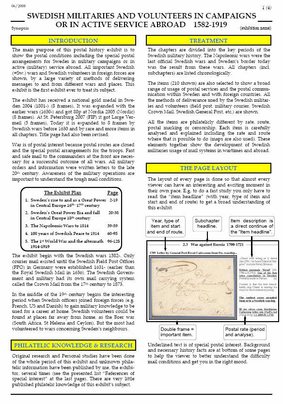 Abroad 1630-1945 - 4 sivun synopsis 8 kehyksen