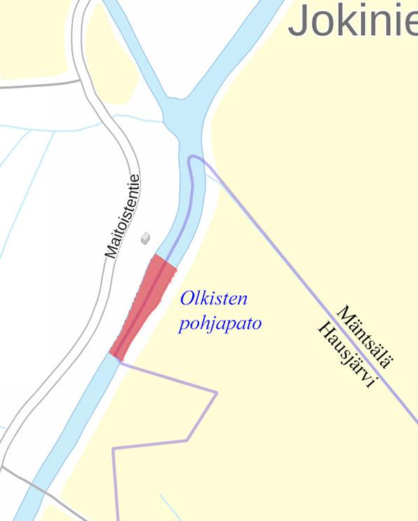 121 Liite 4. Mustijoen vesistön koski- ja virta-alueet Kalkinkoski, Mäntsälä Kalkinkosken pohjapatoa on kunnostettu, mutta koski on edelleen hyvin lyhyt.