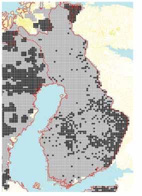 Perinteinen lampaankasvatus Kartta 7: Karhujen levinneisyys Suomessa 2009 2012 (Euroopan komissio 2013, Kojola). Tummat alueet: lisääntyminen, harmaat alueet: satunnaisia esiintymiä.