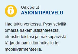 Samalla voi hakea koulutuksen kustannuksia ammatillisena