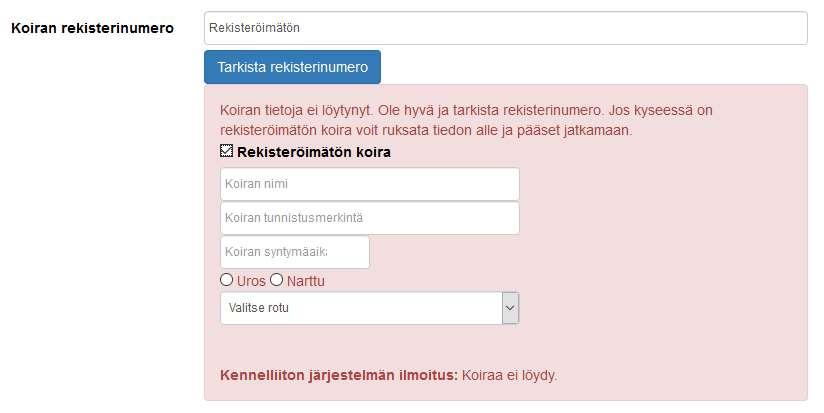 Ohjaajan tietojen lisääminen Täytetään ohjaajan tiedot 1. Etunimi ja sukunimi 2. Kotipaikkakunta 3. Jäsenyhdistys (valitse listasta) 4. Katuosoite (vapaaehtoinen) 5. Postinumero (vapaaehtoinen) 6.